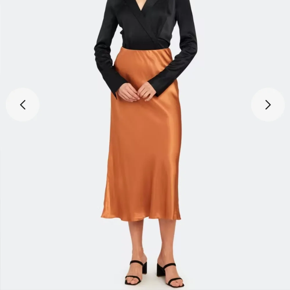 BEC & BRIDGE Lana midi skirt sz 10 in caramel - Picture 2 of 14